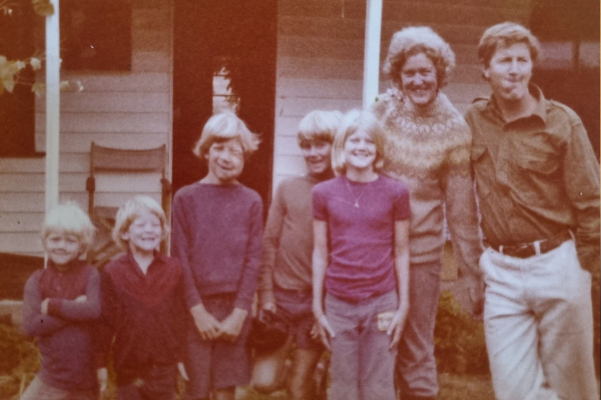 Family Photos layered
